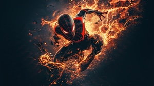 Miles Morales, Spiderman, Superheroes, Artwork, Artist, Digital Art, Art, 4K wallpaper