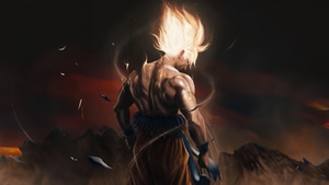 Goku, Anime, Artwork, Digital Art, Art, Artist, Artstation, 4K wallpaper