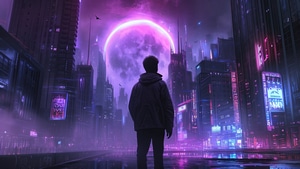 Alone, Cyberpunk, Scifi, Artist, Artwork, Digital Art, Deviantart, 4K wallpaper