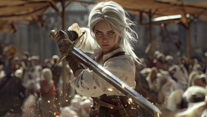 Ciri, The Witcher 3, Games, Artist, Artwork, Digital Art, Deviantart, Video Games, 4K wallpaper