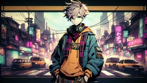 Anime Boy, Anime, Artist, Artwork, Digital Art, 4K wallpaper