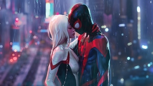 Spiderman, Superheroes, Artwork, Gwen Stacy, Digital Art, Art, 4K wallpaper