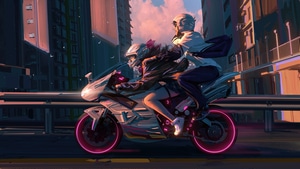 Neon, Biker, Scifi, Artist, Artwork, Digital Art, Deviantart, 4K wallpaper