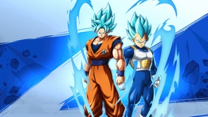 Dragon Ball FighterZ, Son Goku, Vegeta, 4K wallpaper