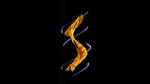 Flower, Oled, Abstract, Dark, Black, Artist, Artwork, Digital Art, 4K wallpaper