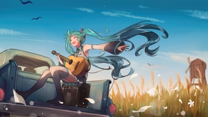 Hatsune Miku, Vocaloid, Anime, Anime Girl, Artist, Artwork, Digital Art, 4K wallpaper