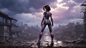 Alita Battle Angel, Anime Girl, Anime, Artist, Artwork, Art, Digital Art, Cyberpunk, Deviantart, 4K wallpaper