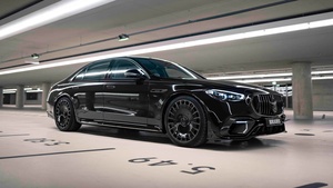 Mercedes-AMG S 63 E Performance, BRABUS, Black cars, 4K wallpaper