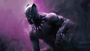 Black Panther, Superheroes, Artwork, Digital Art, Artstation, 4K wallpaper