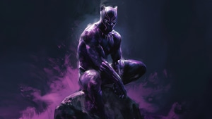 Black Panther, Superheroes, Artwork, Digital Art, Artstation, 4K wallpaper
