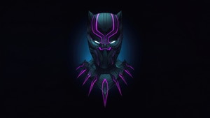 Black Panther, Superheroes, Artwork, Digital Art, Dark, 4K wallpaper