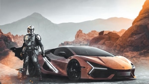 The Mandalorian, Tv Shows, Star Wars, Baby Yoda, Lamborghini, Manipulation, Movies, 4K wallpaper