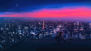 Alone, Relaxing, Cat, Artist, Artwork, Digital Art, 4K wallpaper