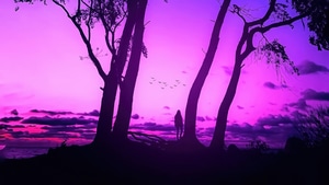 Evening, Birds, Artist, Artwork, Digital Art, 4K wallpaper