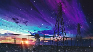 Anime Girl, Anime, Sad, Alone, Artist, Artwork, Digital Art, 4K wallpaper