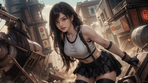Tifa Lockhart, Final Fantasy, Games, Artwork, Digital Art, Art, Video Games, Deviantart, 4K wallpaper