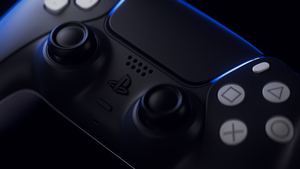PlayStation 5, DualSense Wireless Controller, Sony PS5, Dark Mode, Dark aesthetic, 4K wallpaper