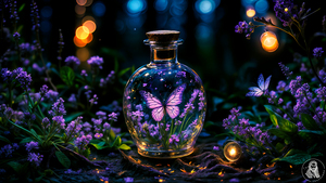 Purple aesthetic, Illumination, Bokeh Background, Night, Lavender, Dreamlike, Girly backgrounds, 4K wallpaper