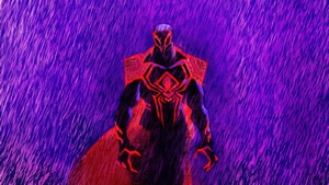 Spiderman 2099, Spiderman, Superheroes, Artwork, Digital Art, 4K wallpaper