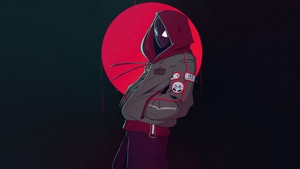 Spiderman Into The Spider Verse, Spiderman, Miles Morales, Superheroes, Artwork, Digital Art, 4K wallpaper