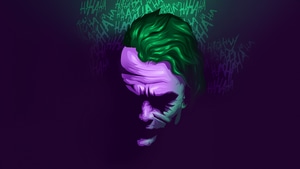 Joker, Supervillain, Superheroes, Minimalism, Minimalist, Artist, Artwork, Digital Art, Behance, 4K wallpaper