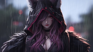 Xayah League Of Legends, League Of Legends, Games, Artwork, Digital Art, Video Games, Pixiv, 4K wallpaper