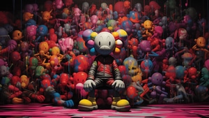 Kaws, Artist, Artwork, Digital Art, 4K wallpaper
