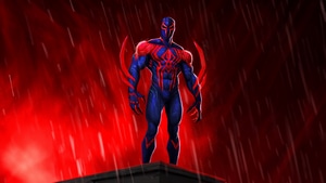 Spiderman 2099, Spiderman, Superheroes, Artwork, Digital Art, Artstation, 4K wallpaper