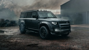 Land Rover Defender, Urban Automotive, 2024, Black cars, 4K wallpaper