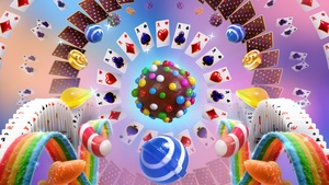 Candy Crush Solitaire, Video Game, Android games, Colorful, 4K wallpaper
