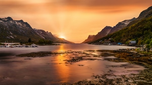 Mountains, Norway, Nature, 4K wallpaper