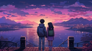 Couple, Love, Artist, Artwork, Digital Art, Deviantart, 4K wallpaper