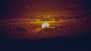 Sun, Clouds, Nature, 4K wallpaper