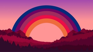 Rainbow, Abstract, Artist, Artwork, Digital Art, 4K wallpaper
