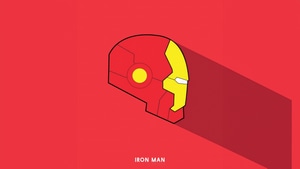 Iron Man, Superheroes, Minimalism, Minimalist, Red, Artist, Artwork, Digital Art, 4K wallpaper