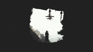 Shadow Of The Tomb Raider, Tomb Raider, Games, 2023 Games, Monochrome, Black And White, Video Games, 4K wallpaper