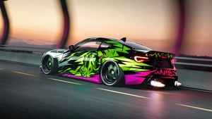 Toyota, Cars, Artist, Artwork, Digital Art, Artstation, 4K wallpaper