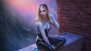 Gwen Stacy, Superheroes, Artwork, Artist, Digital Art, 4K wallpaper