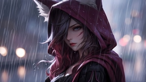 Xayah League Of Legends, League Of Legends, Games, Artwork, Digital Art, Video Games, Pixiv, 4K wallpaper