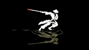 Samurai, Oled, Dark, Black, Artist, Artwork, Digital Art, 4K wallpaper