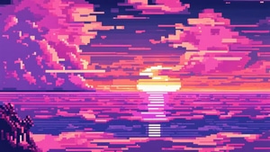 8 Bit, Synthwave, Artist, Artwork, Digital Art, Deviantart, 4K wallpaper