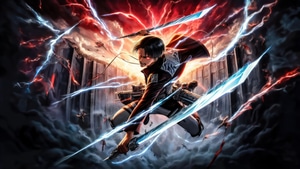 Levi Ackerman, Attack On Titan, Anime, Artwork, Artist, Digital Art, 4K wallpaper
