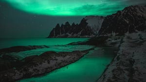 Aurora, Northern Lights, Sky, Nature, 4K wallpaper