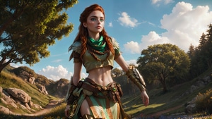 Aloy, Horizon Zero Dawn, Games, Pc Games, Xbox Games, Ps Games, Fantasy Girls, 2023 Games, Deviantart, 4K wallpaper