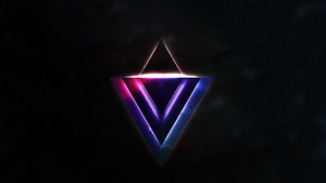 Triangle, Abstract, Shape, Dark, Black, 4K wallpaper