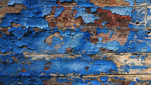 Wooden background, Blue background, 4K wallpaper