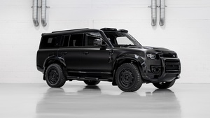 Land Rover Defender, Urban Automotive, 2024, Black cars, 4K wallpaper