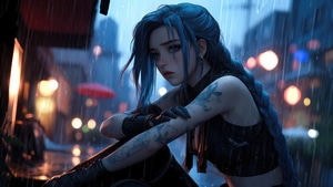 Jinx League Of Legends, League Of Legends, Arcane, Netflix, Tv Shows, Deviantart, 4K wallpaper