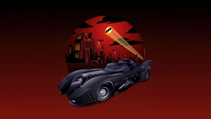 Batmobile, Batman, Superheroes, Cars, Minimalism, Minimalist, Artist, Artwork, Digital Art, Artstation, 4K wallpaper