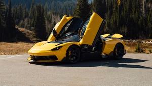 Pininfarina Battista, Electric cars, Yellow cars, 4K wallpaper